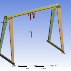 MH늄(dng)JTʽؙC(j)Ԫ  finite element analysis of MH box hoist gant ...